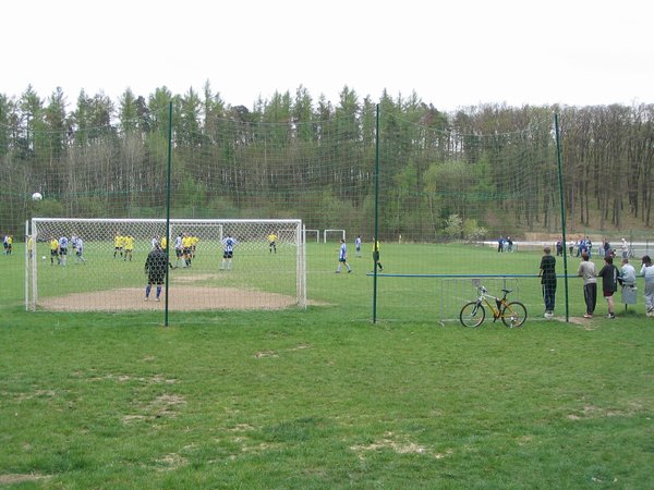 Fotbalové utkání ve Vonoklasech