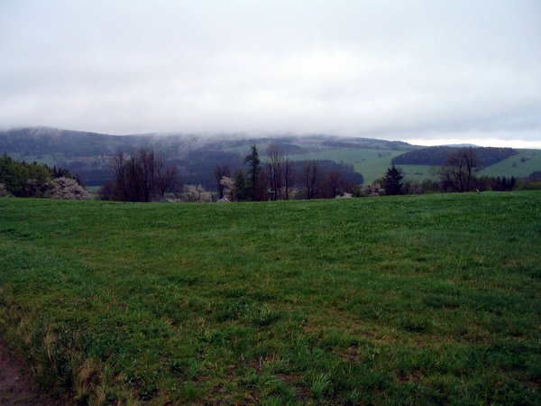 Ranní počasí před Malínskou sklálou