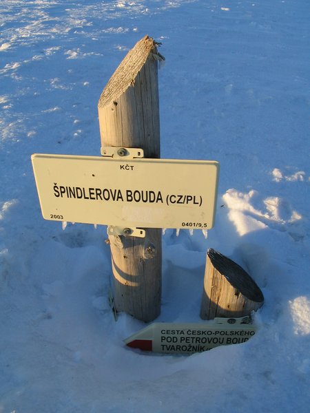 Výška sněhu na Špindlerovce