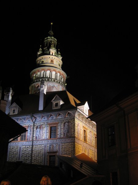 Večerní Český Krumlov