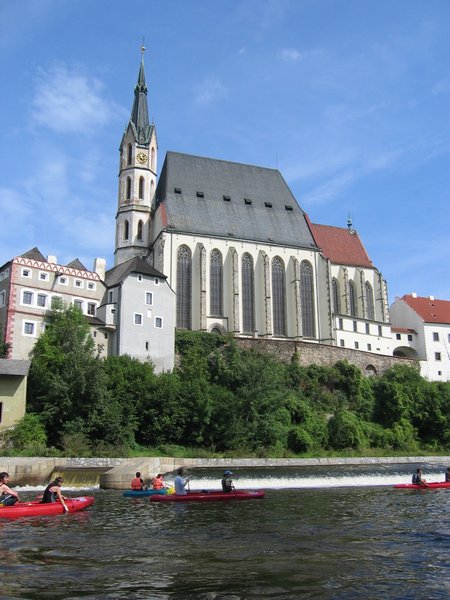 Český Krumlov pohledem vodáka